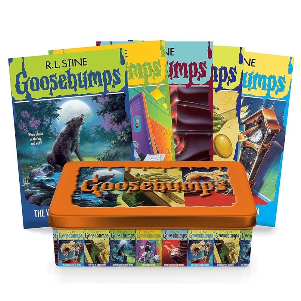 Goosebumps Retro Fear Limited Edition Tin by R.L. Stine - Set of 5 Books S